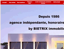 Tablet Screenshot of bietrix.com